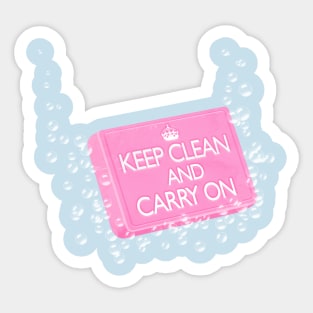 Keep Clean and Carry On Sticker